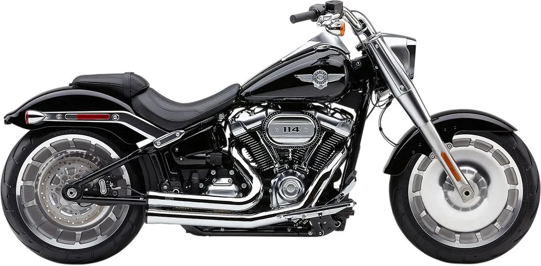 COBRA - Speedster 2-into-2 Exhaust -SOFTAIL BREAKOUT & FAT BOY FROM 2018 - Black or Chrome