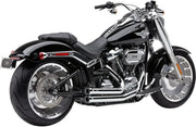 COBRA - Echappement Speedster 2 en 2 -SOFTAIL BREAKOUT & FAT BOY À PARIR DE 2018 - Noir ou Chrome
