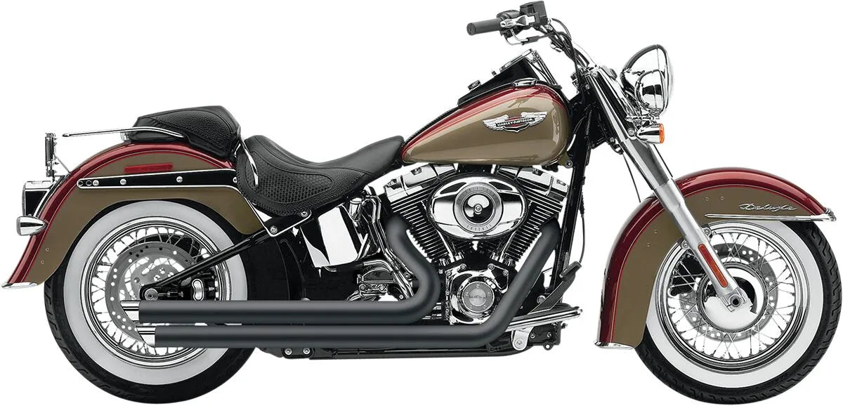 COBRA - Echappement Speedster slashdown - Softail 12-17 - Noir ou chrome