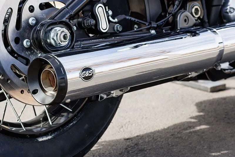 S&S - Silencieux grand national - Softail street bob / Low rider s/ST / Heritage classic 2025+ - Noir ou chrome