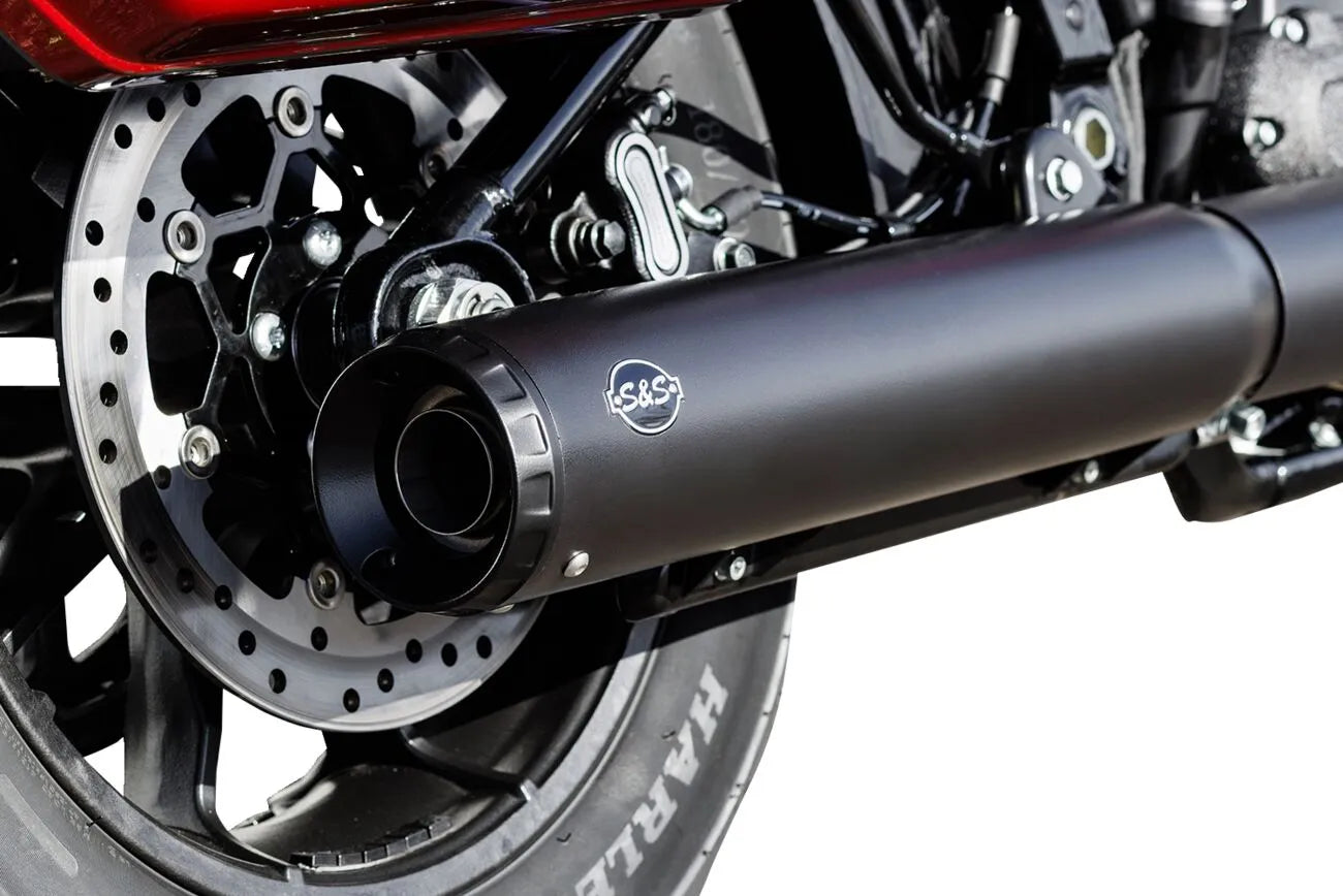 S&S - Silencieux grand national - Softail street bob / Low rider s/ST / Heritage classic 2025+ - Noir ou chrome