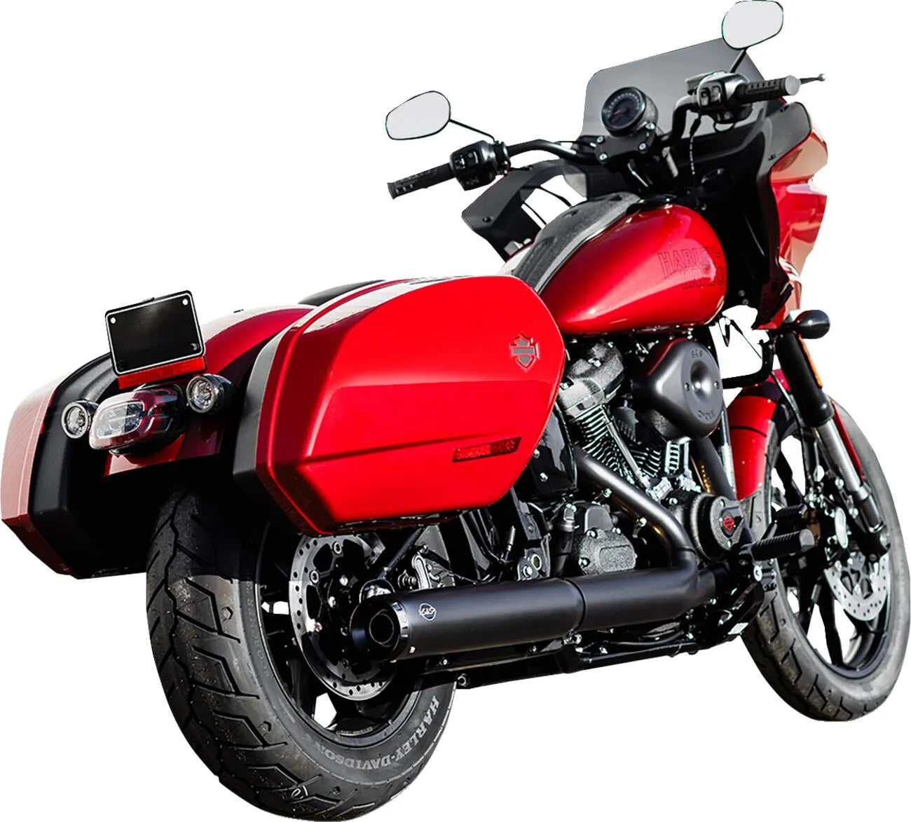 S&S - Silencieux grand national - Softail street bob / Low rider s/ST / Heritage classic 2025+ - Noir ou chrome