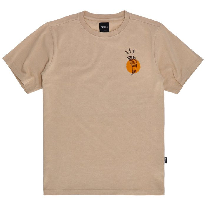 ROEG - Tee-shirt "whatever you ride ride roeg - beige