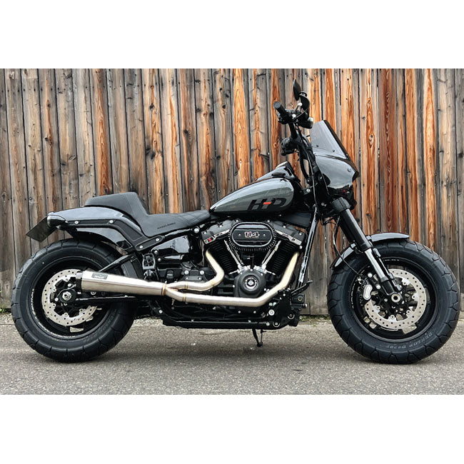 MALPARIDOS - M8 Softail 18-24 - Euro 4/5 approved 2-in-1 exhaust system - Black / Brushed / Polished / Titanium