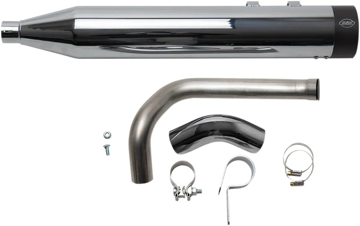 S&S - Shadow Phantom Slip-On Muffler - Touring 17+ - Black or Chrome