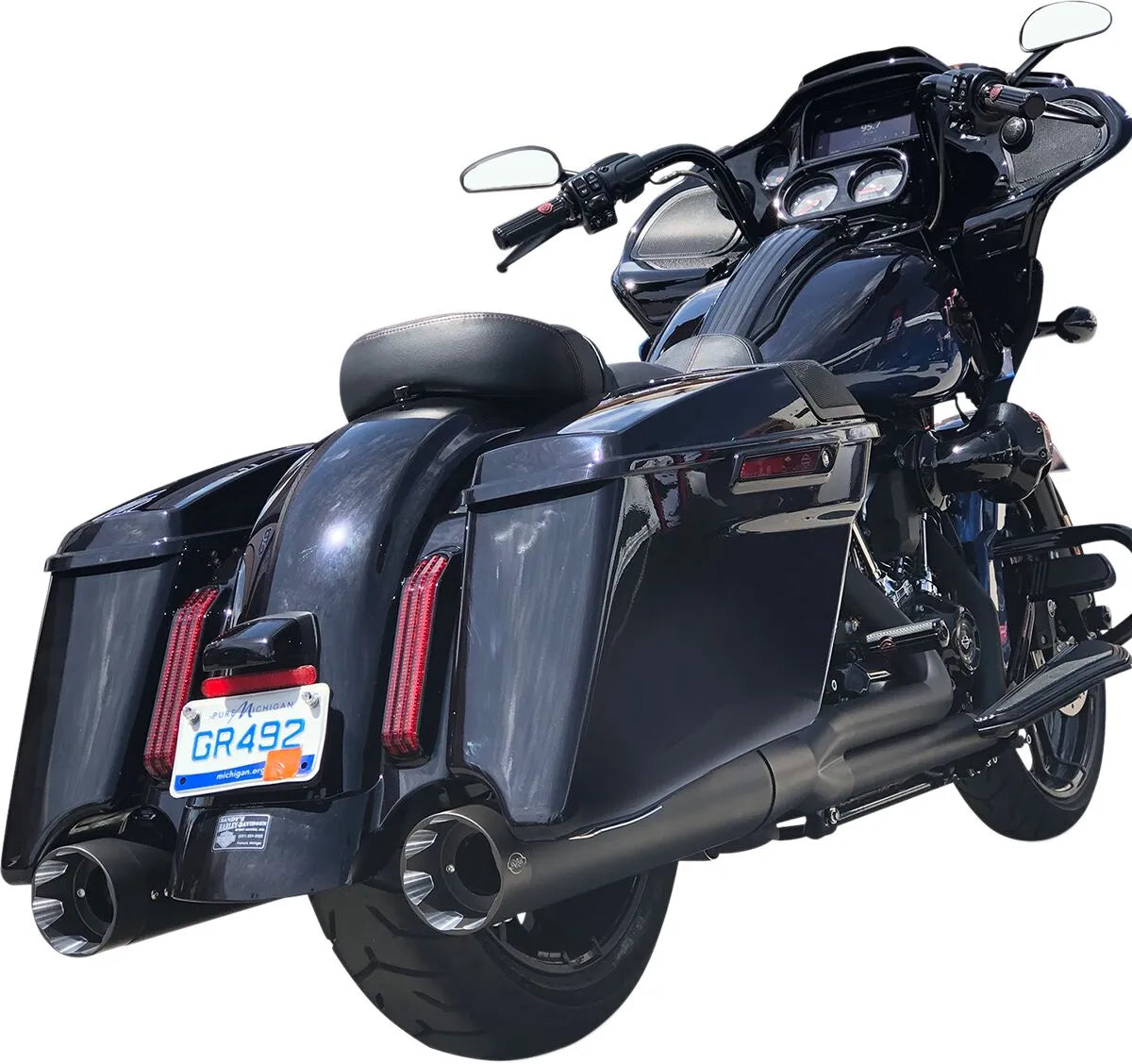 S&S - Shadow Phantom Slip-On Muffler - Touring 17+ - Black or Chrome